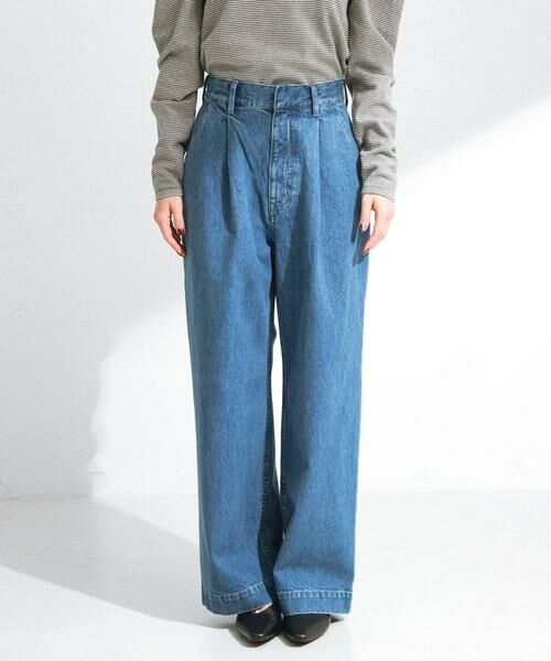 Sonny Label / サニーレーベル デニムパンツ | 『34サイズ/低身長向けも展開』タックデニム | 詳細14