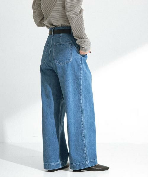 Sonny Label / サニーレーベル デニムパンツ | 『34サイズ/低身長向けも展開』タックデニム | 詳細4