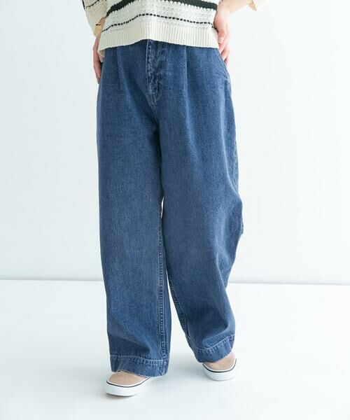 Sonny Label / サニーレーベル デニムパンツ | 『34サイズ/低身長向けも展開』タックデニム | 詳細9