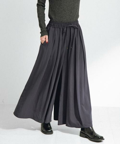 Sonny Label / サニーレーベル その他パンツ | レーヨンツイルイージースカーチョ(ネイビー)