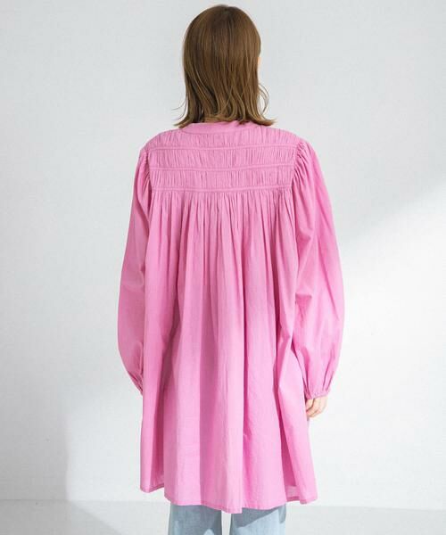 Sonny Label / サニーレーベル ワンピース | コットンギャザーチュニックブラウスミニワンピース | 詳細13