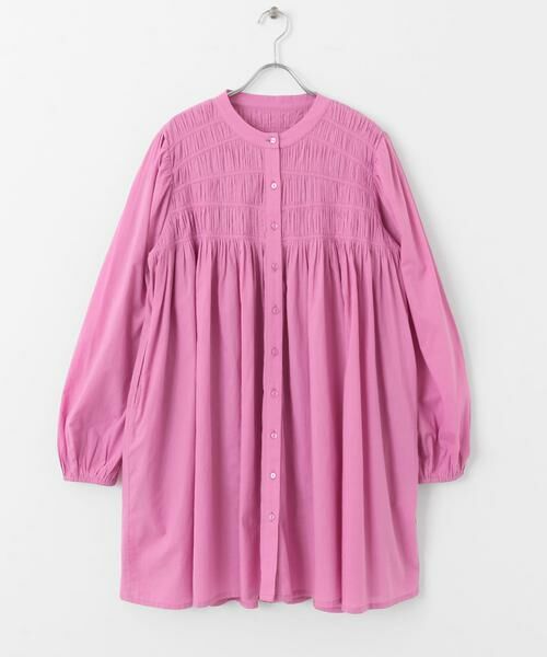 Sonny Label / サニーレーベル ワンピース | コットンギャザーチュニックブラウスミニワンピース | 詳細17