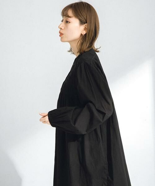 Sonny Label / サニーレーベル ワンピース | コットンギャザーチュニックブラウスミニワンピース | 詳細24