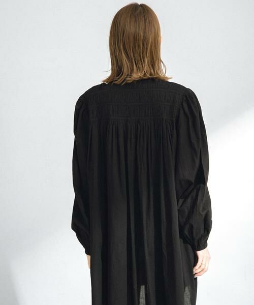 Sonny Label / サニーレーベル ワンピース | コットンギャザーチュニックブラウスミニワンピース | 詳細25