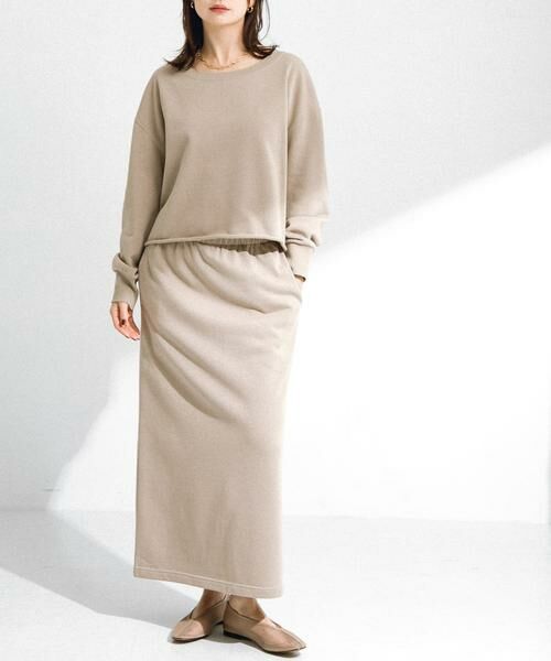 Sonny Label/サニーレーベル 『WEB/一部店舗限定』ラメ裏毛スウェット&スカートセットアップ ベージュ FREE Sonny Label/サニーレーベル 『WEB/一部店舗限定』ラメ裏毛スウェット&スカートセットアップ ベージュ FREE