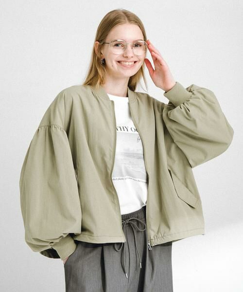 Sonny Label / サニーレーベル ブルゾン | 『UR TECH』ボリュームスリーブブルゾン | 詳細1