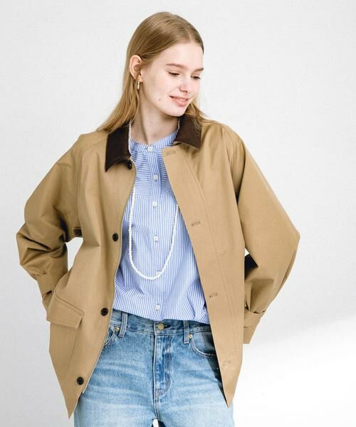 Sonny Label / サニーレーベル その他アウター | 異素材衿ミドルジャケット | 詳細13