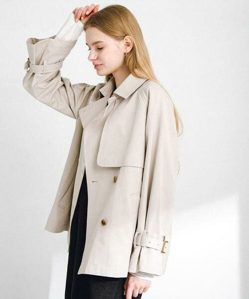 Sonny Label / サニーレーベル トレンチコート | 撥水ショートトレンチコート | 詳細3