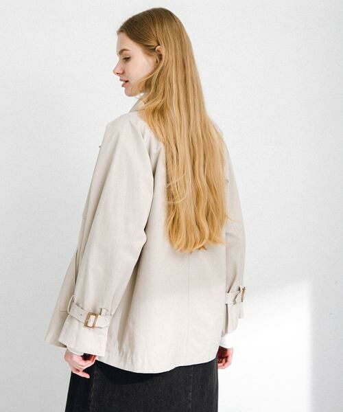 Sonny Label / サニーレーベル トレンチコート | 撥水ショートトレンチコート | 詳細4