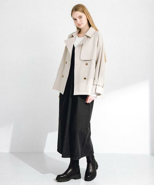 Sonny Label / サニーレーベル トレンチコート | 撥水ショートトレンチコート | 詳細6