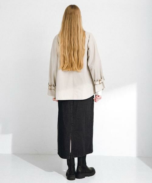 Sonny Label / サニーレーベル トレンチコート | 撥水ショートトレンチコート | 詳細7