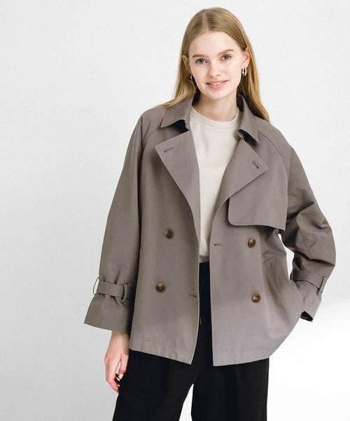 Sonny Label / サニーレーベル トレンチコート | 撥水ショートトレンチコート | 詳細15