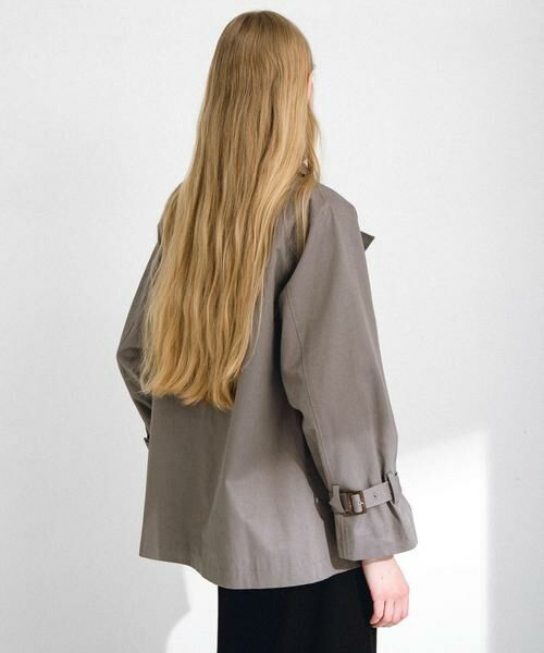 Sonny Label / サニーレーベル トレンチコート | 撥水ショートトレンチコート | 詳細18