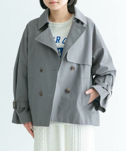 Sonny Label / サニーレーベル トレンチコート | 撥水ショートトレンチコート | 詳細20
