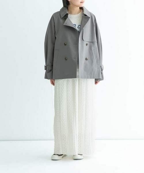 Sonny Label / サニーレーベル トレンチコート | 撥水ショートトレンチコート | 詳細21