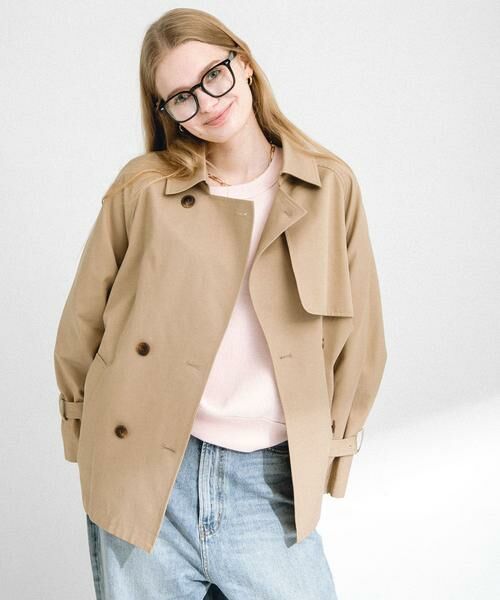 Sonny Label / サニーレーベル トレンチコート | 撥水ショートトレンチコート | 詳細26