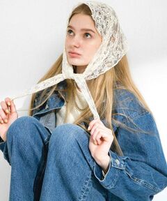 Sonny Label / サニーレーベル マフラー・ショール・スヌード・ストール | チュールエンブロイダリーストール