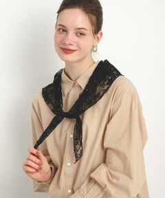 Sonny Label / サニーレーベル マフラー・ショール・スヌード・ストール | チュールエンブロイダリーストール