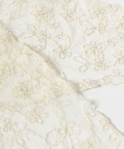 Sonny Label / サニーレーベル マフラー・ショール・スヌード・ストール | チュールエンブロイダリーストール | 詳細8