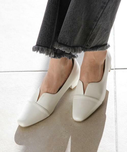 Sonny Label / サニーレーベル パンプス | Vカットローヒールパンプス | 詳細1