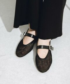 Sonny Label / サニーレーベル シューズ | メッシュストラップフラットシューズ