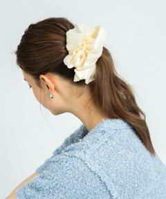 Sonny Label / サニーレーベル ヘアゴム・シュシュ | シャイニーサテンフレアシュシュ