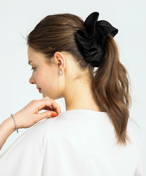 Sonny Label / サニーレーベル ヘアゴム・シュシュ | シャイニーサテンフレアシュシュ | 詳細6