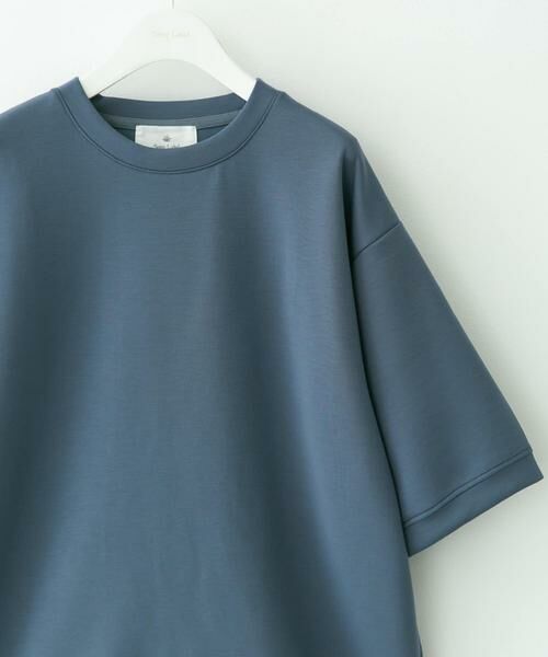 Sonny Label/サニーレーベル シルキーダンボールニットTシャツ ブルー XL Sonny Label/サニーレーベル シルキーダンボールニットTシャツ ブルー XL