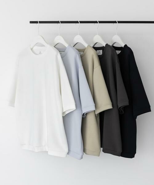 Sonny Label / サニーレーベル Tシャツ | シルキーダンボールニットTシャツ | 詳細25