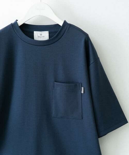 Sonny Label/サニーレーベル ポンチポケット付ショートスリーブTシャツ ネイビー XL Sonny Label/サニーレーベル ポンチポケット付ショートスリーブTシャツ ネイビー XL