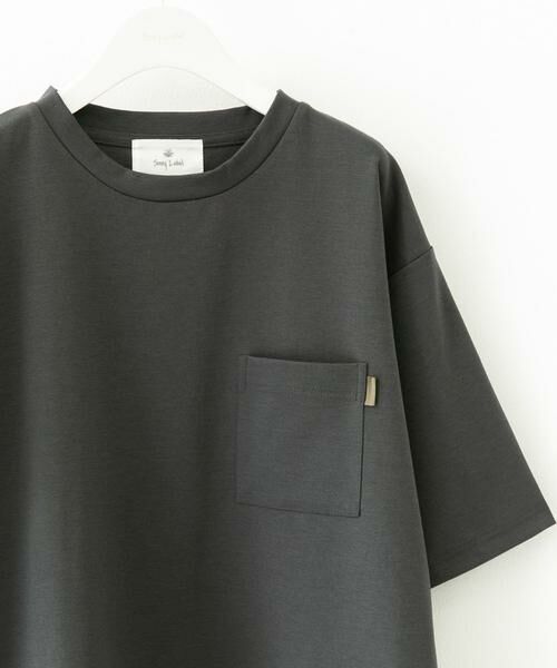 Sonny Label/サニーレーベル ポンチポケット付ショートスリーブTシャツ チャコールグレー L