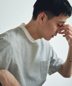 Sonny Label / サニーレーベル Tシャツ | 『接触冷感/イージーケア』リネン混ショートスリーブTシャツ