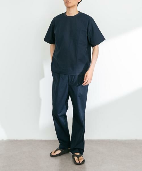 Sonny Label / サニーレーベル Tシャツ | 『接触冷感/イージーケア』リネン混ショートスリーブTシャツ | 詳細6