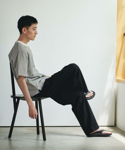 Sonny Label / サニーレーベル Tシャツ | 『接触冷感/イージーケア』リネン混ショートスリーブTシャツ | 詳細11