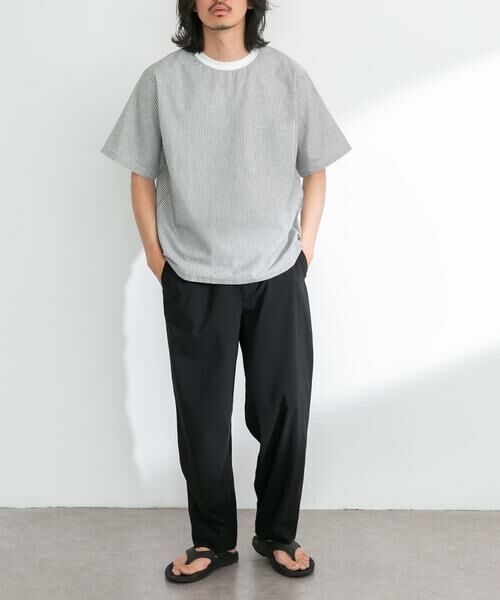 Sonny Label / サニーレーベル Tシャツ | 『接触冷感/イージーケア』リネン混ショートスリーブTシャツ | 詳細13