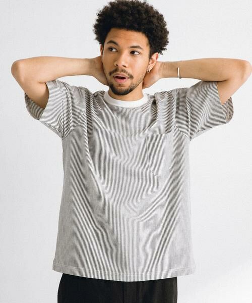 Sonny Label / サニーレーベル Tシャツ | 『接触冷感/イージーケア』リネン混ショートスリーブTシャツ | 詳細14