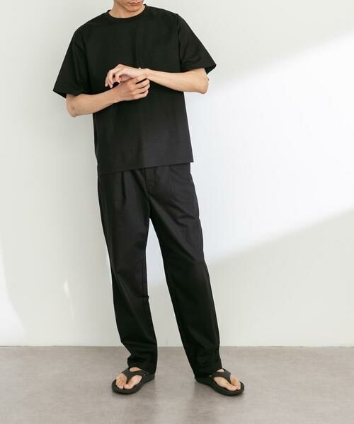 Sonny Label / サニーレーベル Tシャツ | 『接触冷感/イージーケア』リネン混ショートスリーブTシャツ | 詳細25