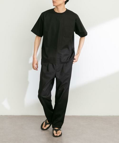 Sonny Label / サニーレーベル Tシャツ | 『接触冷感/イージーケア』リネン混ショートスリーブTシャツ | 詳細26