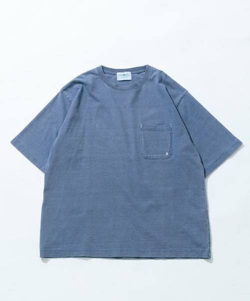 Sonny Label/サニーレーベル インディゴショートスリーブTシャツ ライトインディゴブル M