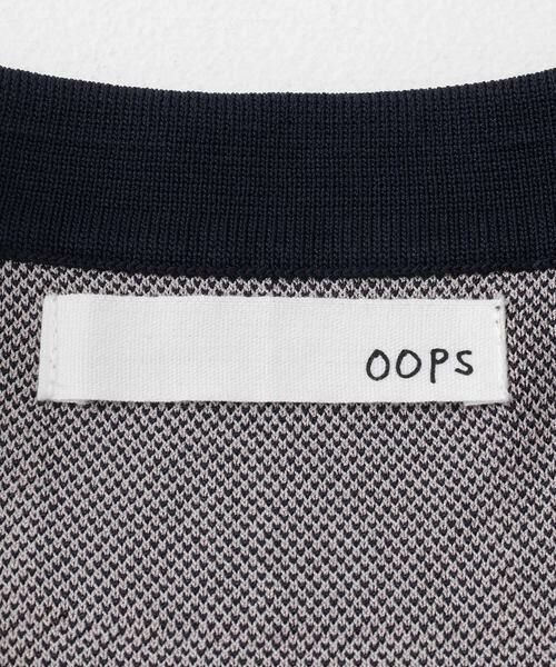 Sonny Label / サニーレーベル ニット・セーター | OOPSチェック柄ニットポロシャツ | 詳細22