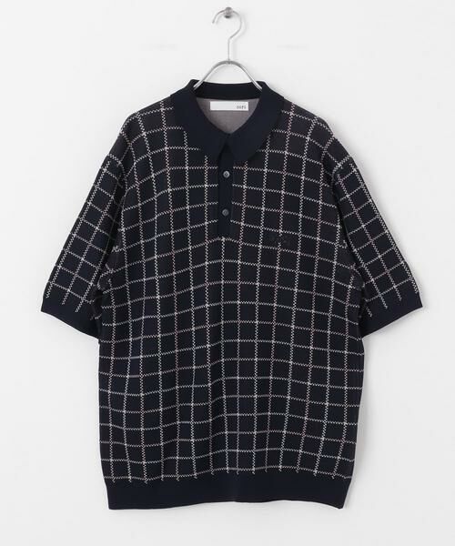 Sonny Label / サニーレーベル ニット・セーター | OOPSチェック柄ニットポロシャツ | 詳細18