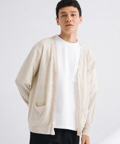 Sonny Label / サニーレーベル カーディガン・ボレロ | リネン混ニットカーディガン