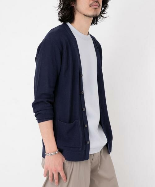 Sonny Label / サニーレーベル カーディガン・ボレロ | リネン混ニットカーディガン | 詳細12