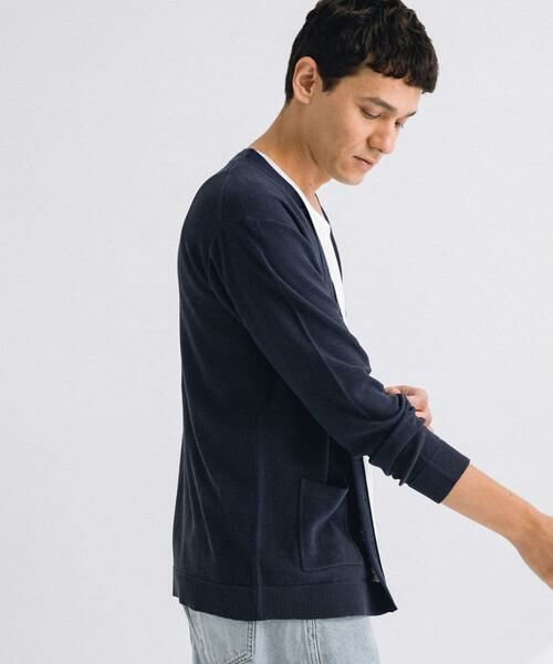 Sonny Label / サニーレーベル カーディガン・ボレロ | リネン混ニットカーディガン | 詳細4