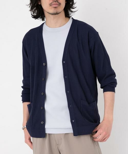 Sonny Label / サニーレーベル カーディガン・ボレロ | リネン混ニットカーディガン | 詳細9