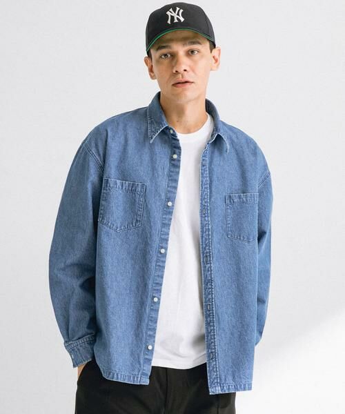 Sonny Label / サニーレーベル シャツ・ブラウス | リラックスフィットデニムシャツ | 詳細23