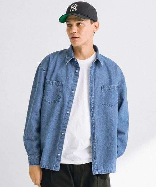 Sonny Label / サニーレーベル シャツ・ブラウス | リラックスフィットデニムシャツ | 詳細24