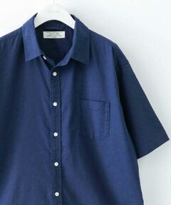 Sonny Label / サニーレーベル シャツ・ブラウス | 『吸水速乾/接触冷感』リネン混ハーフスリーブシャツ