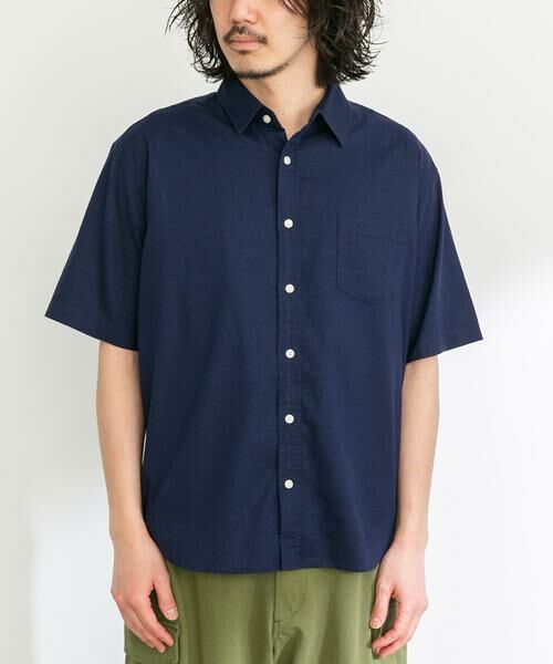 Sonny Label / サニーレーベル シャツ・ブラウス | 『吸水速乾/接触冷感』リネン混ハーフスリーブシャツ | 詳細27