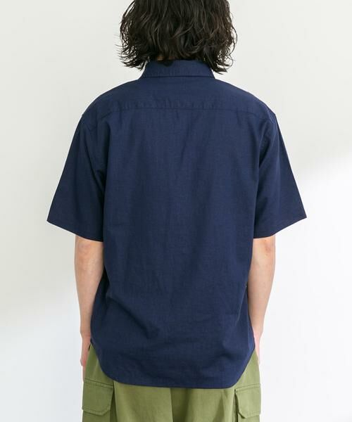 Sonny Label / サニーレーベル シャツ・ブラウス | 『吸水速乾/接触冷感』リネン混ハーフスリーブシャツ | 詳細28